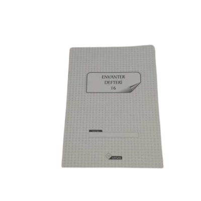 Envanter Defteri 16 Yaprak Karton Kapak (10 lu paket)
